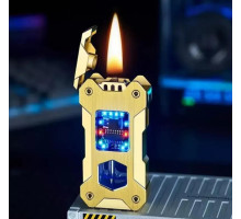 Бензиновая зажигалка с гравитационным механизмом Gravity Flame (HL-607 Gold)
