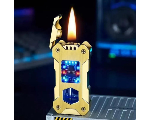 Бензиновая зажигалка с гравитационным механизмом Gravity Flame (HL-607 Gold)