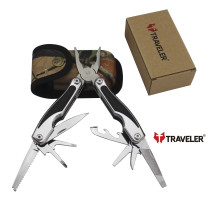 Мультинструмент (мультитул) Traveler MQ023G черный