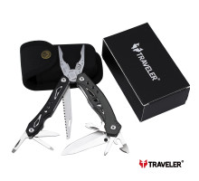 Мультинструмент (мультитул) Traveler MQ023G черный